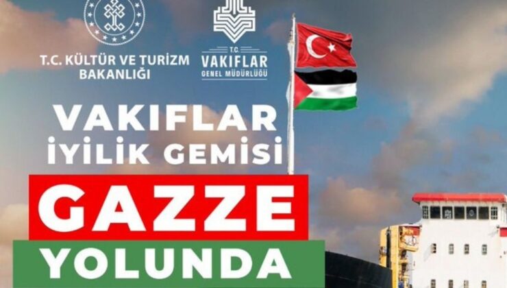 Türkiye’nin 8’inci yardım gemisi Gazze’ye yola çıkıyor