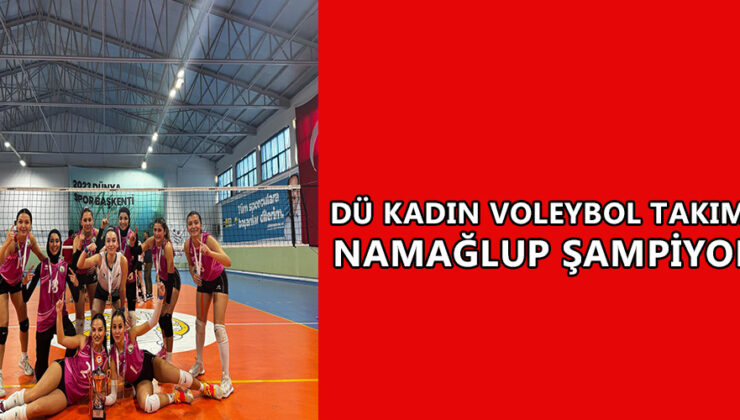 Düzce Üniversitesi Kadın Voleybol Takımı Şampiyon Oldu!
