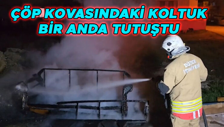Koltuk Yangını Nusrettin Mahallesinde!