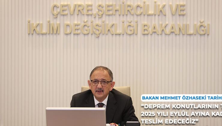 200 Bin Deprem Konutu Yıl Sonuna Kadar Teslim Edilecek