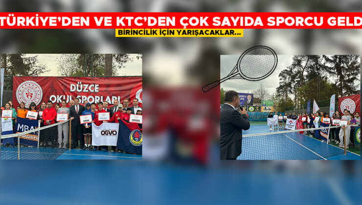 Tenis Yıldızlar Türkiye Birinciliği Düzce’de Başladı!