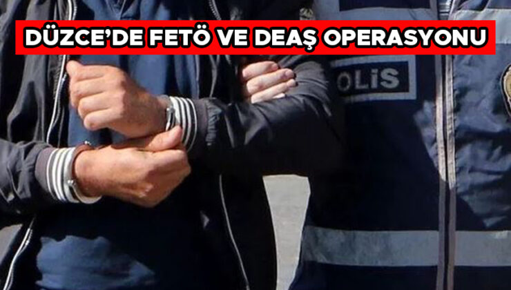 DEAŞ Üyesi Teröristler Düzce’de Yakalandı