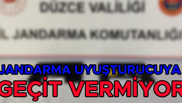 Jandarma Köylerde Uyuşturucu Operasyonu!