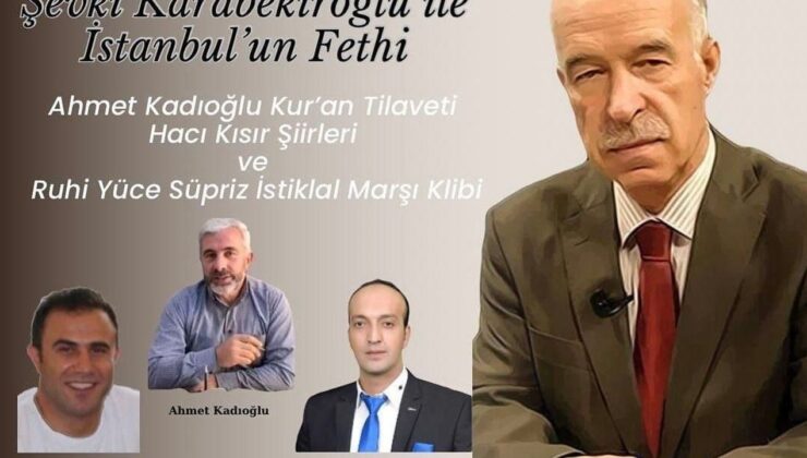 UEYM Zoom Programıyla İstanbul’un Fethini Kutladı
