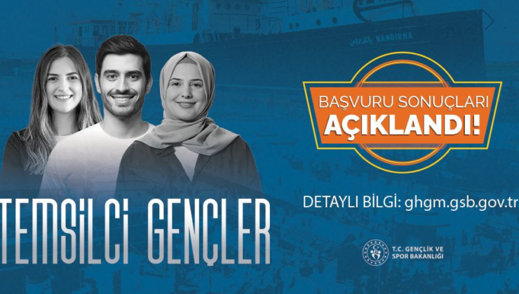 2024 Temsilci Genç Başvuru Sonuçları Açıklandı!