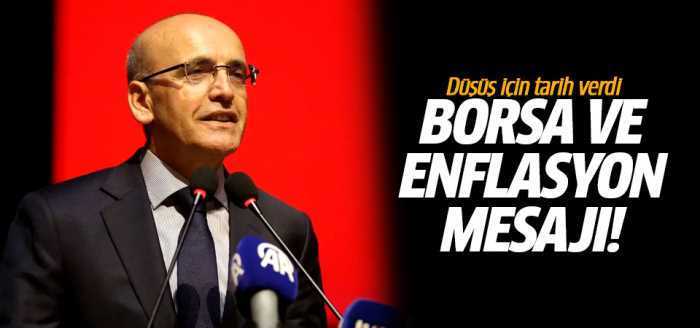 Bakan Şimşek’ten Borsa ve Enflasyon Açıklaması