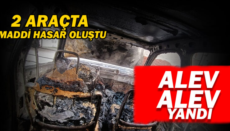 ARAÇ YANGINI DAĞKENT’TE PANİK YARATTI!