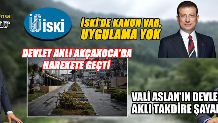 DÜZCE’NİN LAĞIM SUYU İSTANBUL’A TAŞIYOR