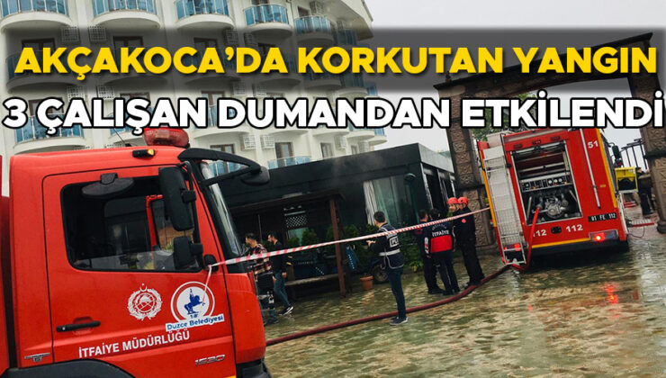 Akçakoca’da Turkuaz Otel’de Yangın Çıktı, İşte Detaylar!