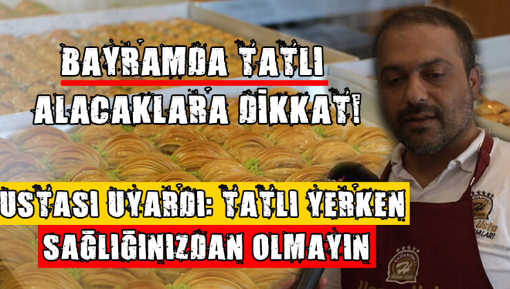Düzce’de Tatlıcılar Bayram Öncesi Hız Kesmiyor!