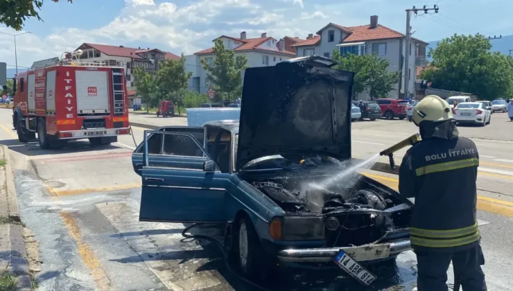 Bolu’da LPG’li Araçta Korkutan Yangın Hızla Söndürüldü