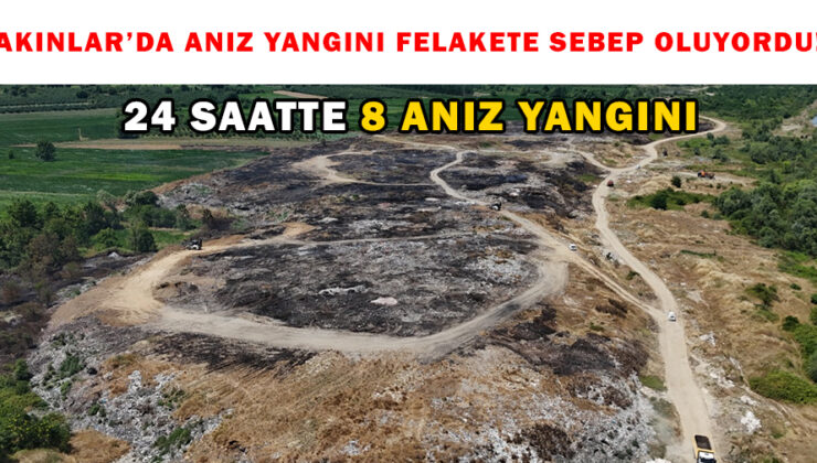 İtfaiye, 24 Saatte 8 Anız Yangınına Müdahale Etti