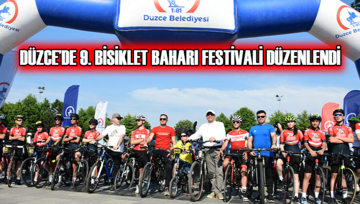 Düzce’de 500 Bisikletli 7 Km Pedal Çevirdi