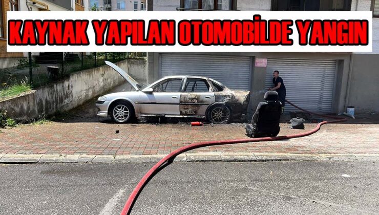 Yangın Çıktı, Otomobil Alev Topuna Döndü