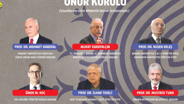 Ankara Kent Konseyi’nden Onur Kurulu’na Teşekkürler!