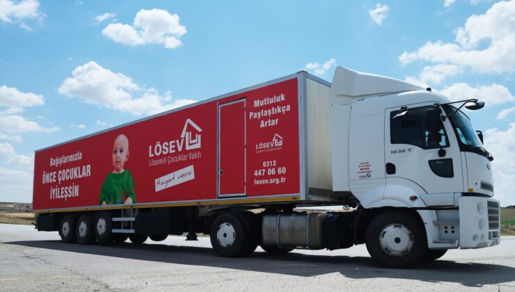 LÖSEV İyilikler Tırı Deprem Bölgesine Ulaşıyor