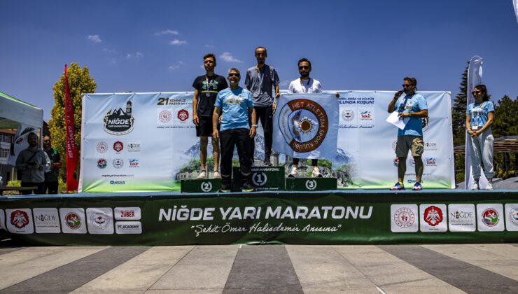 Niğde Yarı Maratonu Şehit Ömer Halisdemir Anısına Koşuldu