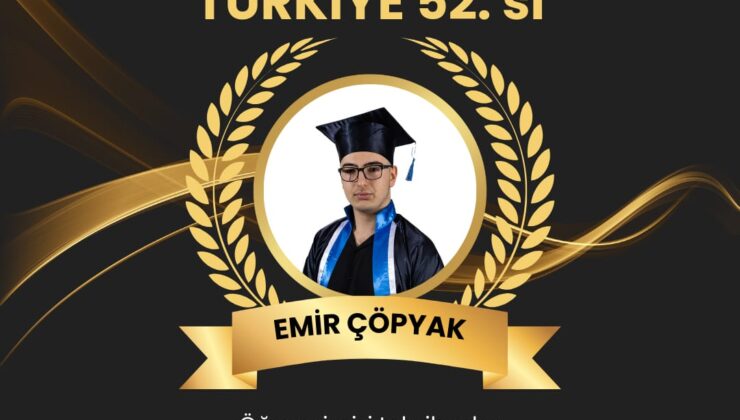 Fethiye’den YKS’de 52. sıra!