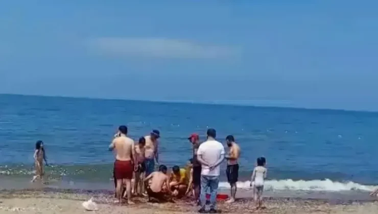 Dalgalarla boğuşurken hızlı kurtarma operasyonu