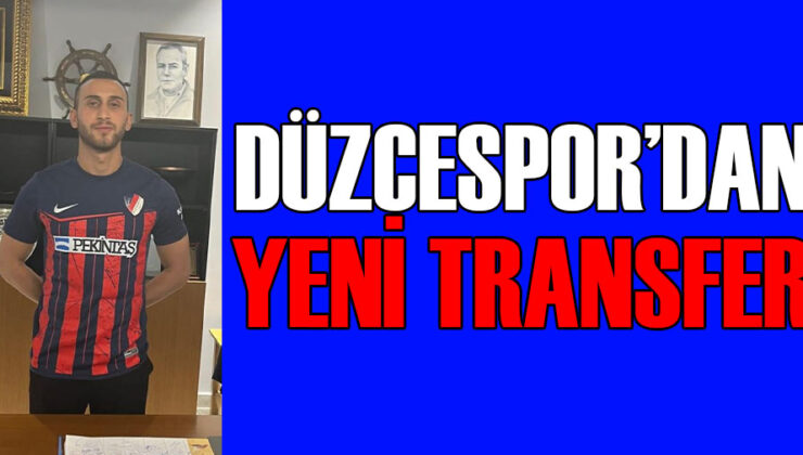 Düzcespor, Mehmet Refik Can’ı transfer etti!