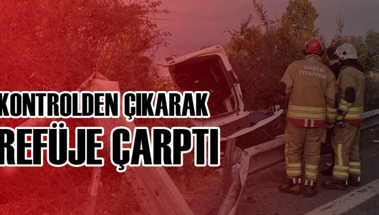 Hafif Ticari Araç Kaza Yaptı, Yaralılar Hastaneye Kaldırıldı