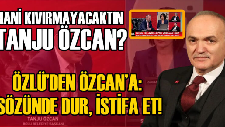 Özlü, Özcan’a Tokat Gibi Yanıt Verdi!