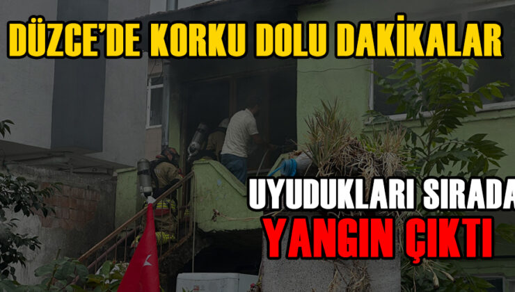 Çay Mahallesindeki Ev Yangınında İtfaiyenin Hızlı Müdahalesi