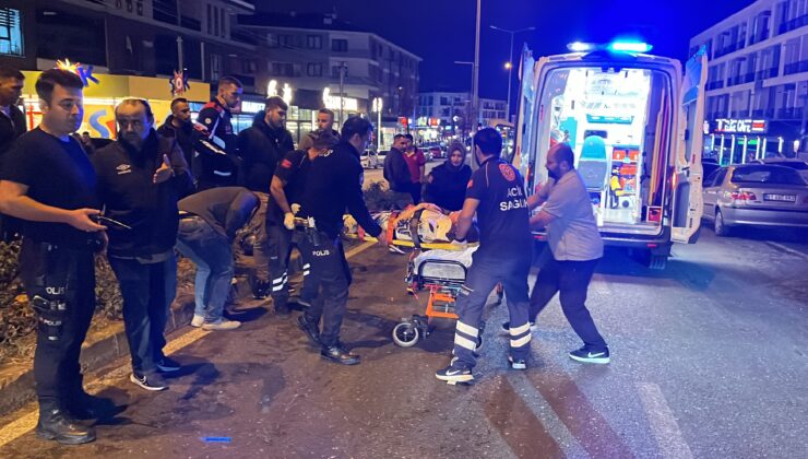 Yaya Motosikletle Çarpıştı: Yaralı Hastaneye Kaldırıldı!