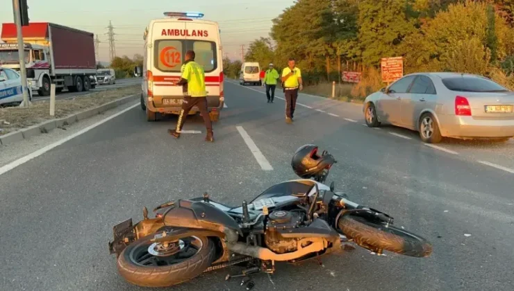 Bolu’da Motosiklet-Minibüs Kazası: Yaralı Var!