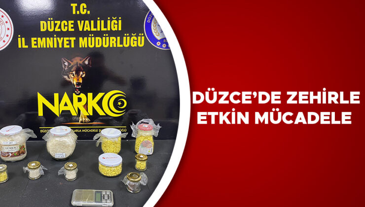 Düzce’de Uyuşturucu Operasyonu: 800 Gram Metamfetamin!