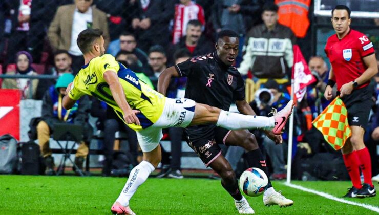 Fenerbahçe-Samsunspor Maçında Nefes Kesen Beraberlik