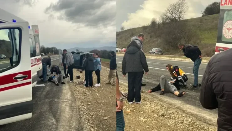 Yağışlı Hava, Bolu’da Feci Kazaya Neden Oldu