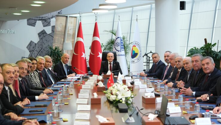 Sanayiciler sorunlarını Bakan Şimşek ile görüştü