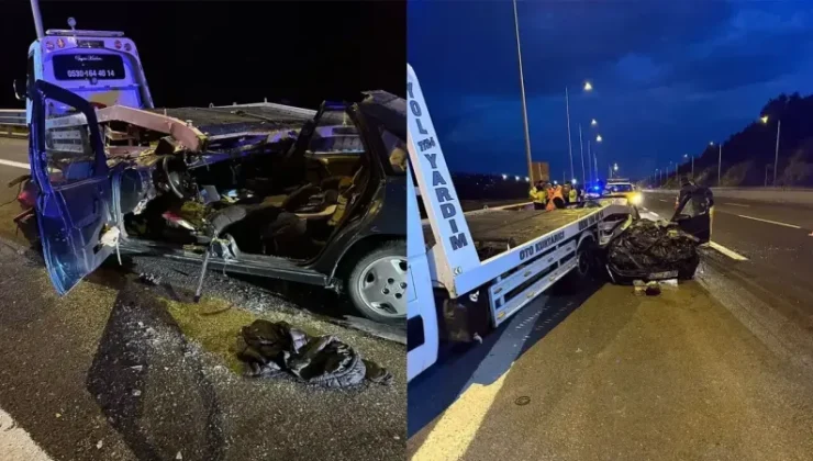 Düzce’de feci kaza: İki ölü, bir yaralı!