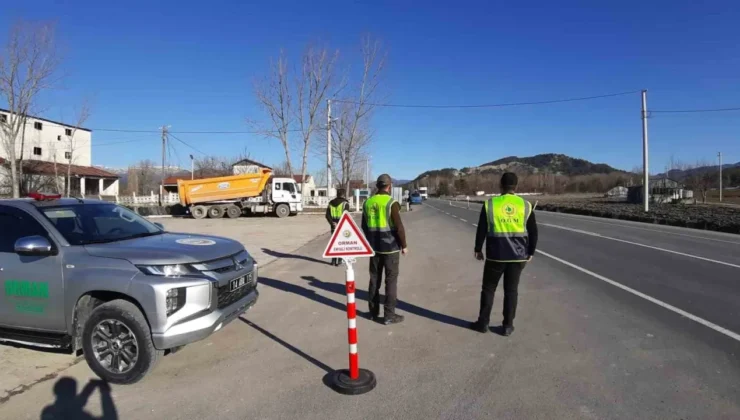 Mudurnu’da Orman Emvali Denetimi Yapıldı!