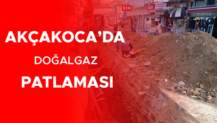 Akçakoca’da Doğalgaz Borusu Patladı, Can Kaybı Yok!