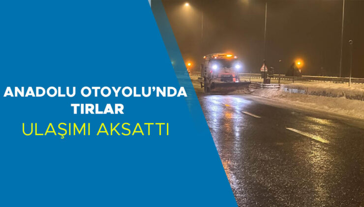 Bolu Dağı’nda Buzlanma, Otoyol Kapatıldı!