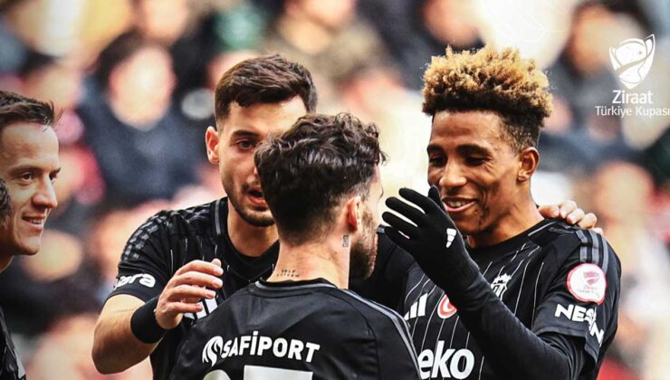 Beşiktaş, Antalyaspor’u geçerek çeyrek finale yükseldi!
