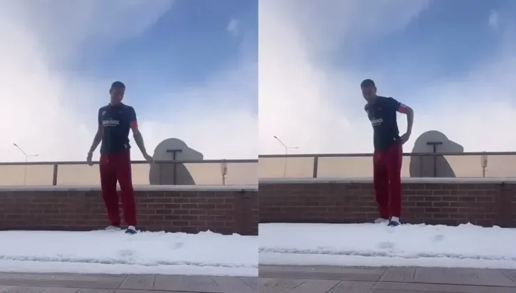 Mario Balburdia’nın Kar Dansı Sosyal Medyayı Salladı!