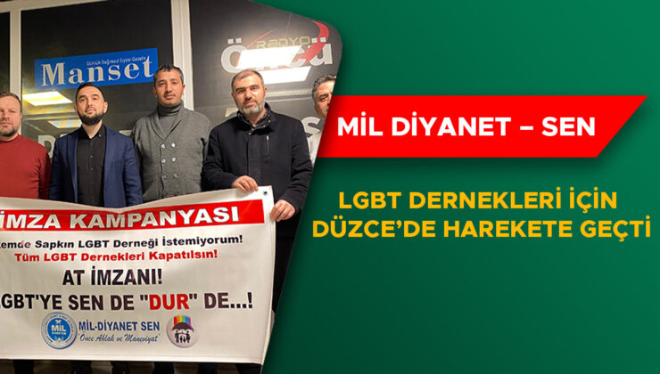 Diyanet-Sen’den LGBT Derneklerine İmza Kampanyası Çağrısı