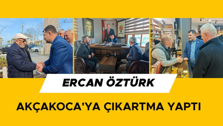 Ercan Öztürk, Akçakoca’da Vatandaşlarla Buluştu!