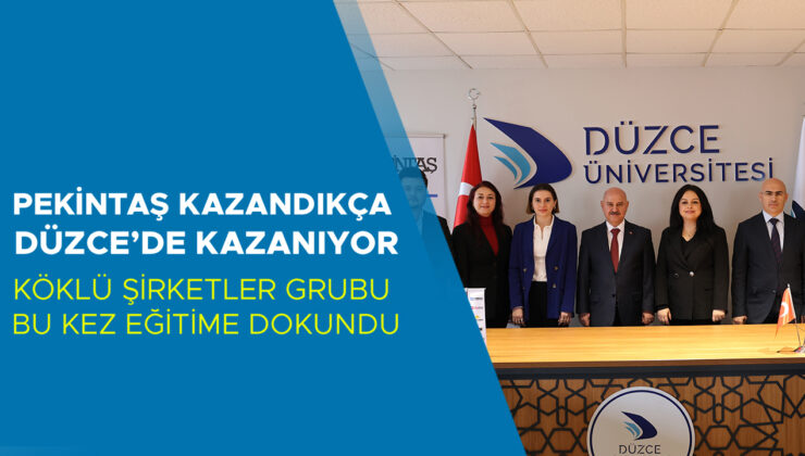 Düzce Üniversitesi’nden Sanayi İş Birliği Protokolü İmzalandı!