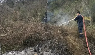 Mudurnu’da Korkutan Yangın: Büyük Felaket Önledi