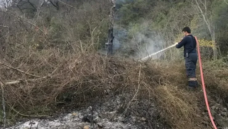 Mudurnu’da Korkutan Yangın: Büyük Felaket Önledi