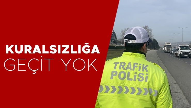 Düzce’de Trafik Denetimleri Hız Kesmeden Devam Ediyor