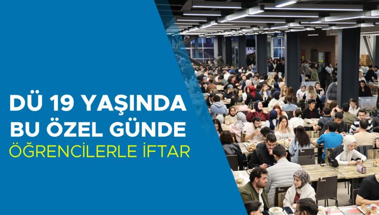 Düzce Üniversitesi’nde Geleneksel İftar Programı Düzenlendi!