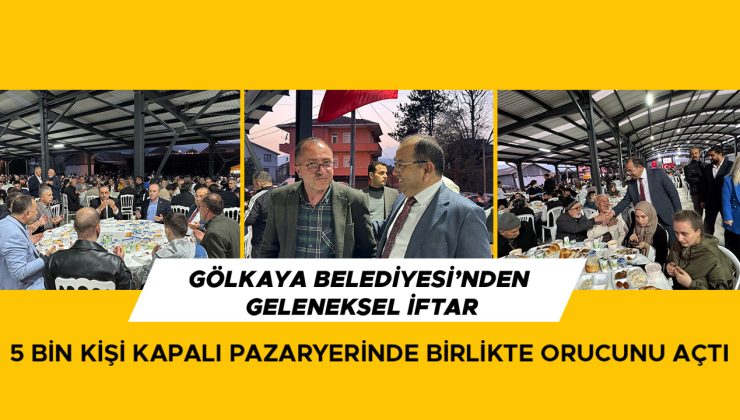 Gölyaka’da Geleneksel İftar Programı Büyük İlgi Gördü