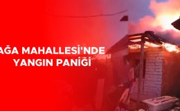 Yangın Paniği: Ağa Mahallesi’nde Evinin Tamamı Yandı!