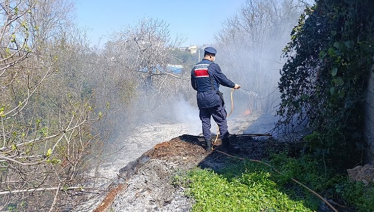 Antalya’da Kızılot’ta Yangın Korkuttu, Zarar Yok!