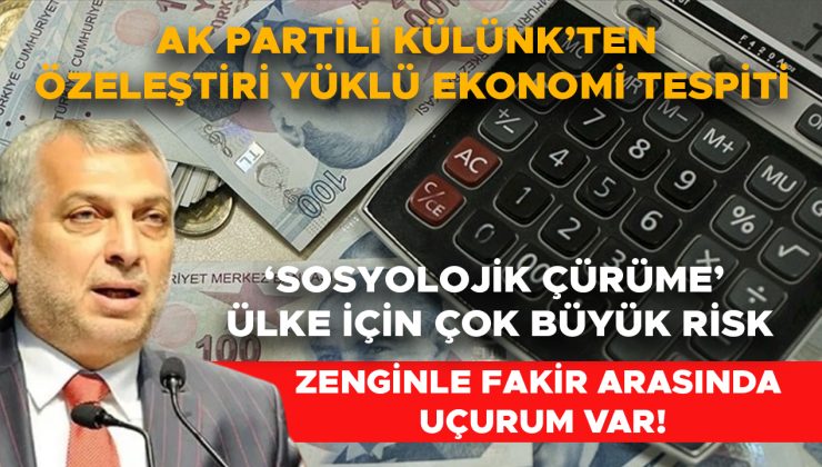 Zengin-fakir uçurumu sosyal barışı tehdit ediyor!